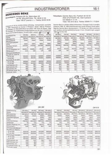 Mercedes-Benz OM364A motor - 65 kw/1800 rpm Motorok