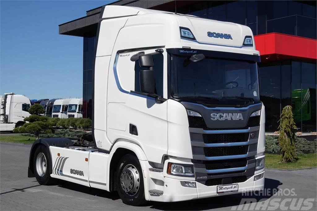 Scania R 450 / RETARDER / I-PARK COOL / EURO 6 / NAVI / Nyergesvontatók
