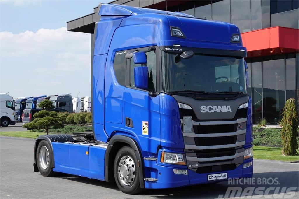 Scania R 450 / RETARDER / 2018 ROK / Nyergesvontatók