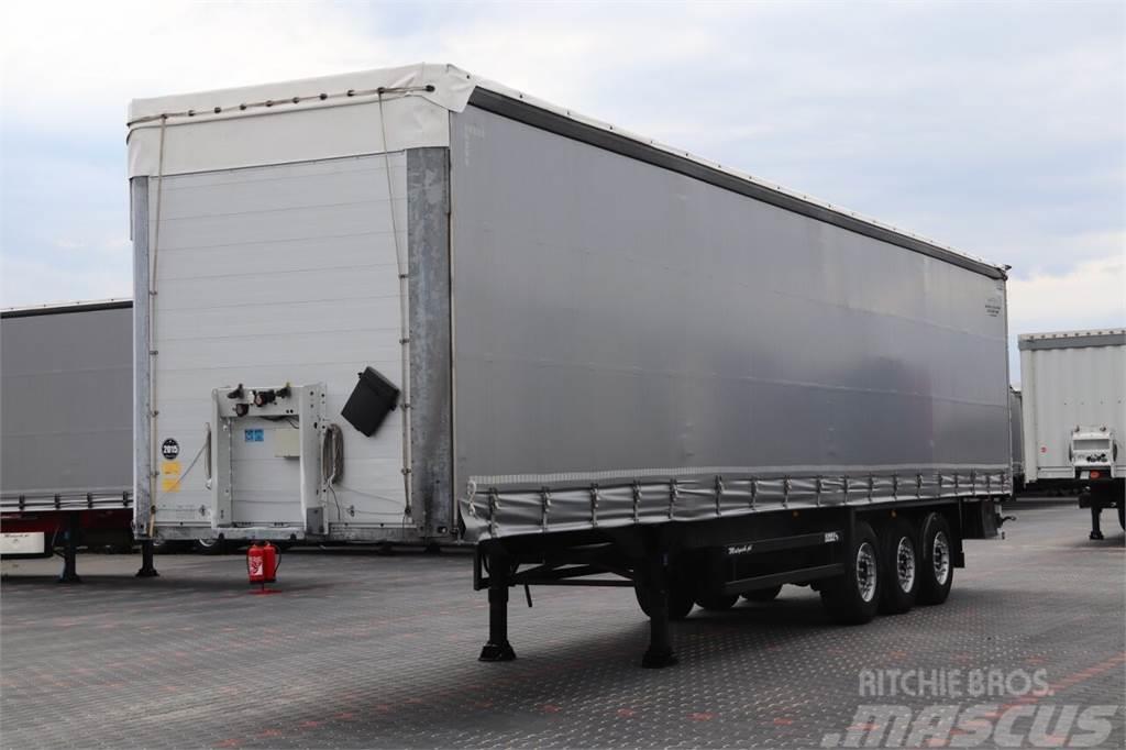 Schmitz Cargobull CURTAINSIDER / STANDARD / LIFTED AXLE / XL CODE / Elhúzható ponyvás félpótkocsik