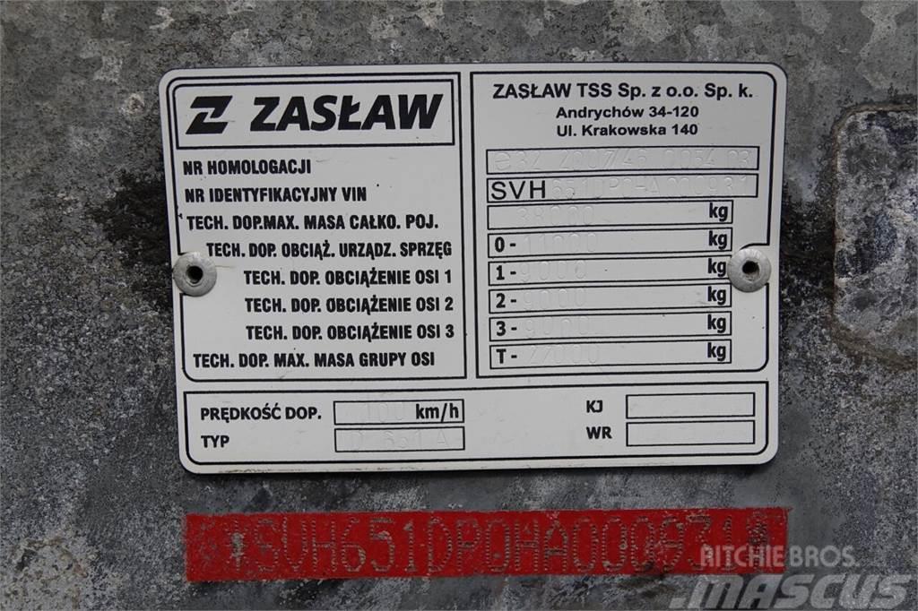 Zaslaw KŁONCOWA / DO LASU / DO DREWNA / DWIE OSIE PODNOSZ Rönkszállító félpótkocsik