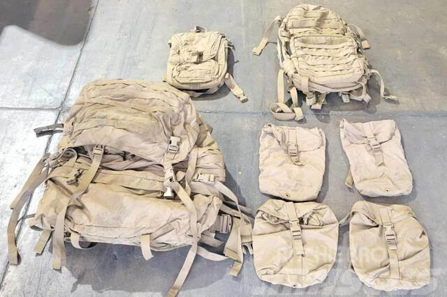  (8) USMC Coyote FILBE Pack Sets w/Assault Packs &  Egyebek