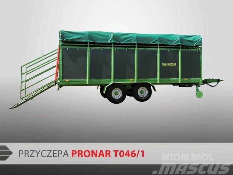 Pronar Viehtransportanhänger T046/1 (8t) mit Druckluftbre Egyéb pótkocsik