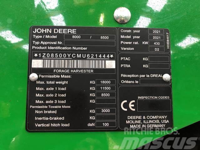 John Deere 8500 Szecskázók