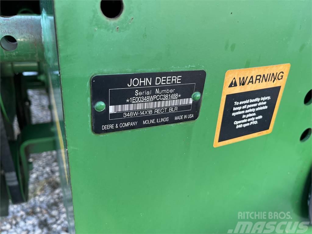 John Deere 348 Szögletes bálázók