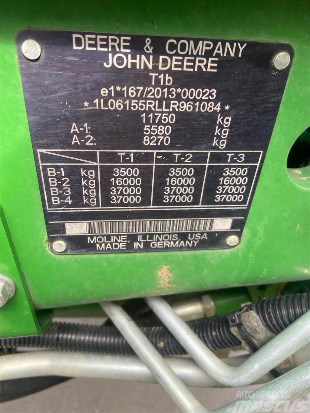 John Deere 6155R Traktorok