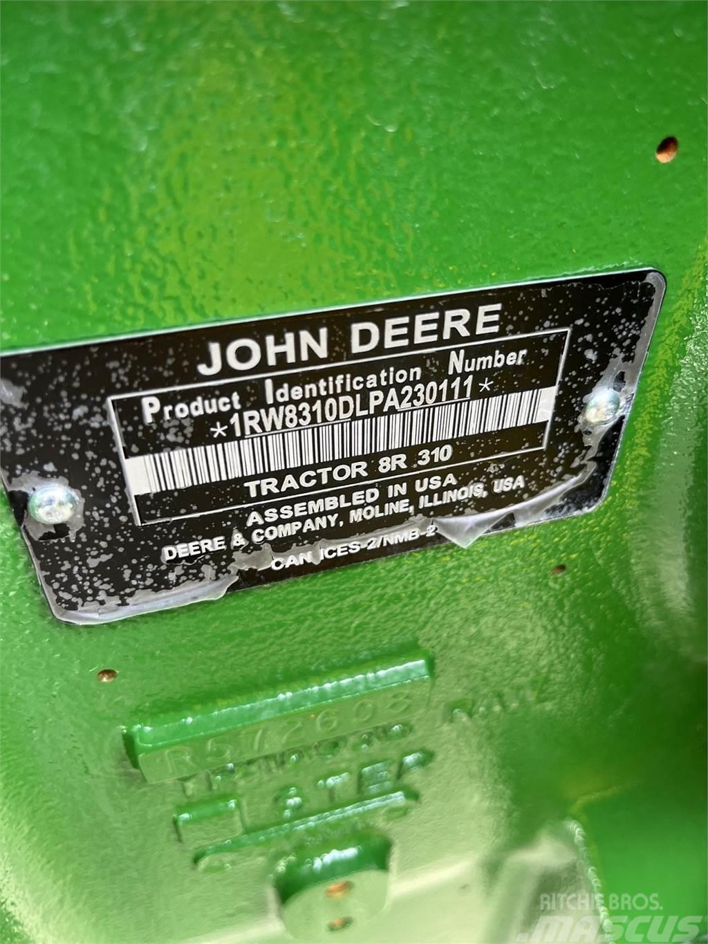 John Deere 8R 310 Traktorok
