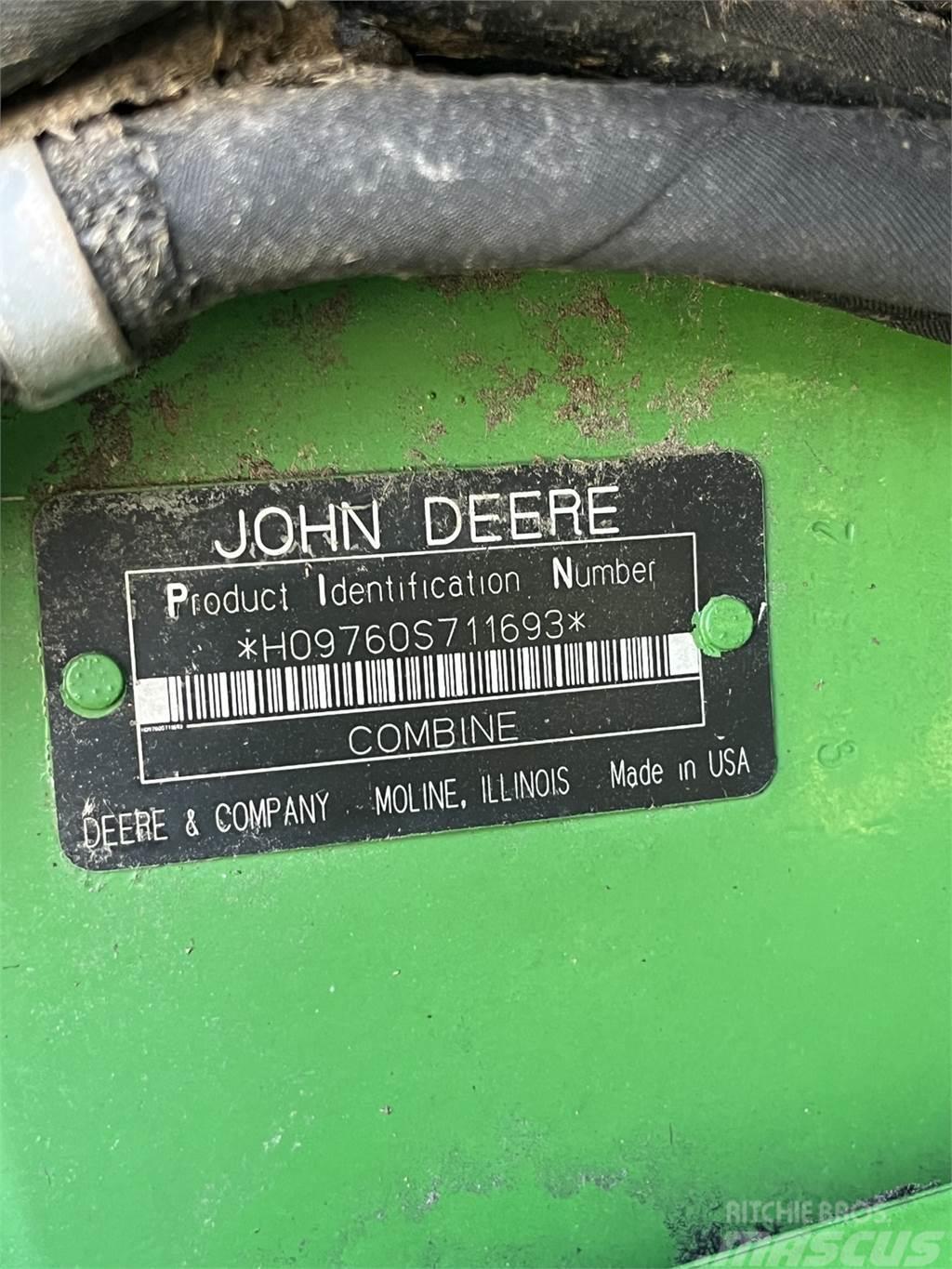 John Deere 9760 STS Kombájnok