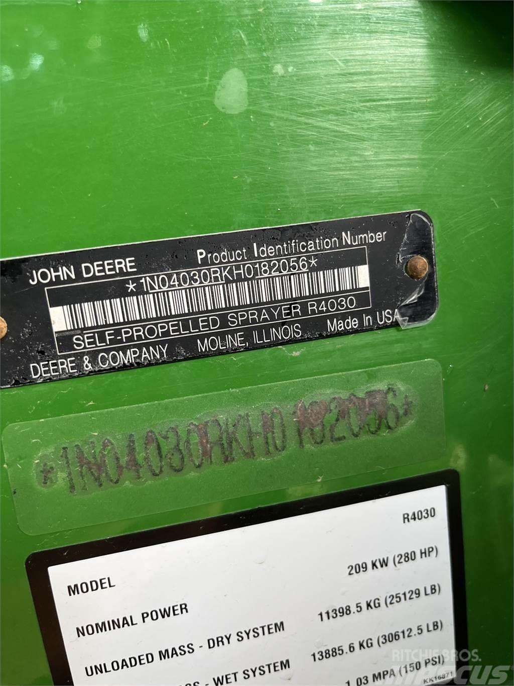 John Deere R4030 Vontatott trágyaszórók