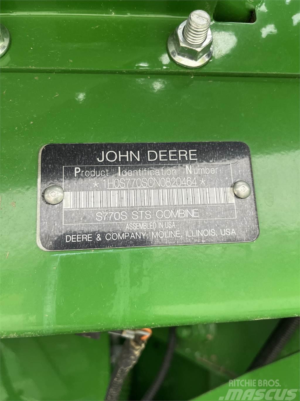 John Deere S770 Kombájnok