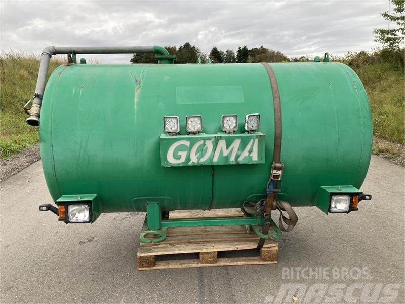 Gøma 3000L Anvendt som vandtank med sugefilter Mezőgazdasági tartályok