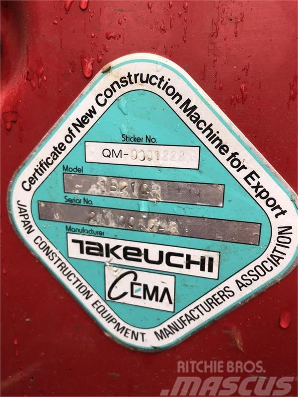 Takeuchi TB210R Mini kotrók < 7t