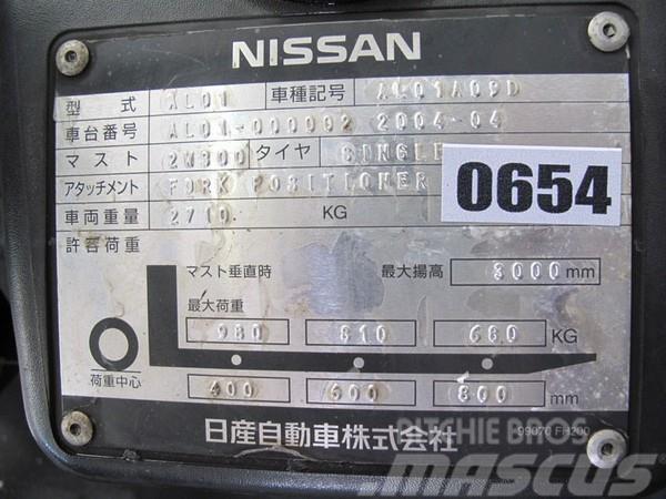 Nissan AL01A09D Gázüzemű targoncák