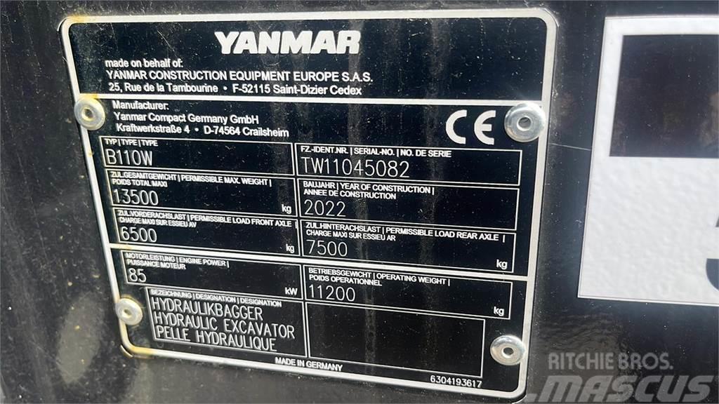 Yanmar B110W Gumikerekes kotrók