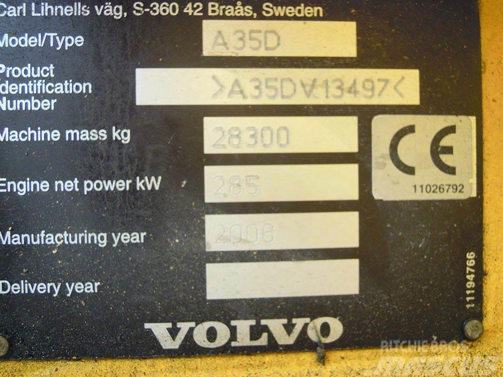 Volvo A35D Csuklósdömperek
