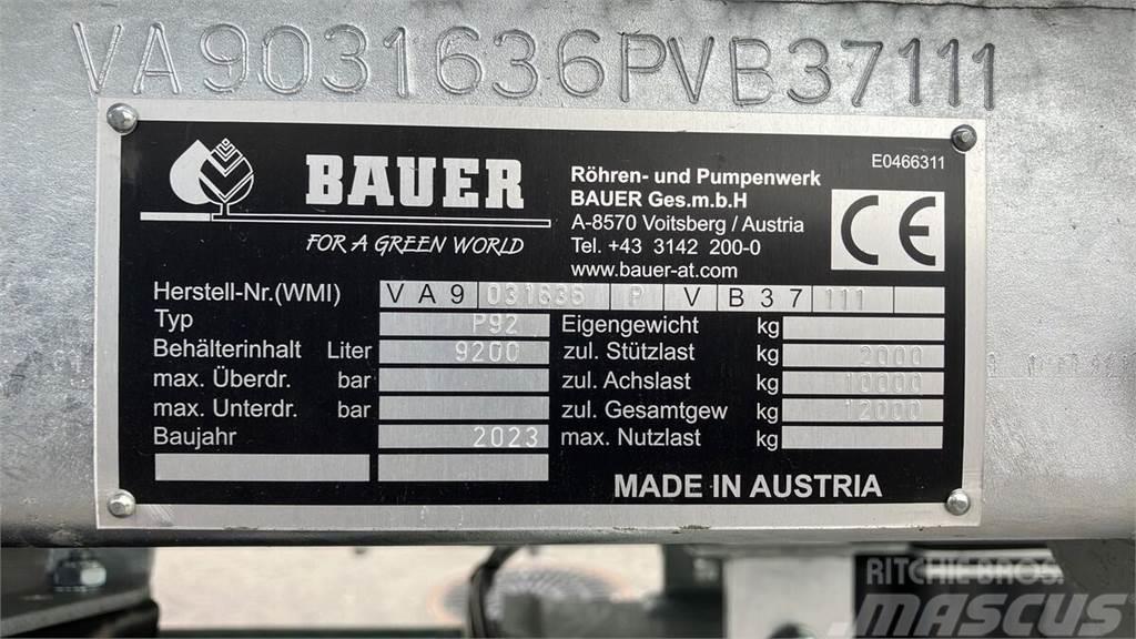 Bauer P 92 Poranyag tartályos