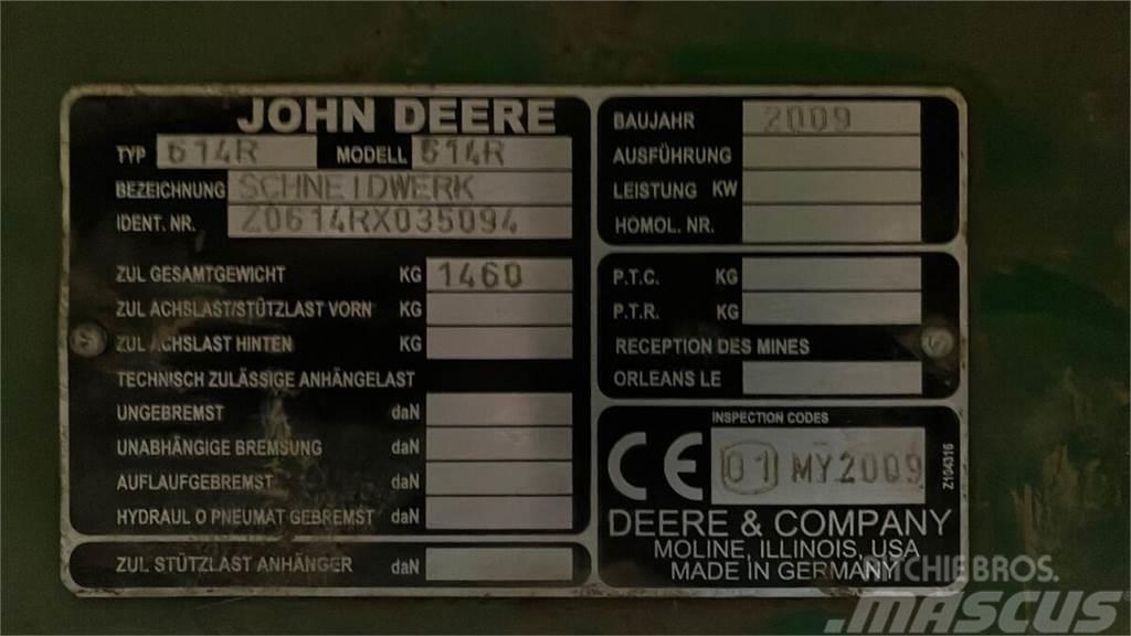 John Deere 614R Kombájn tartozékok