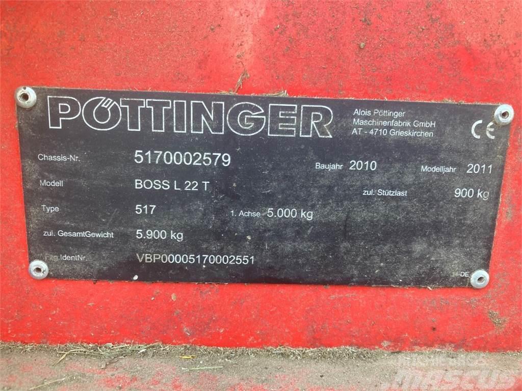 Pöttinger Boss 22LT Önrakodó pótkocsik