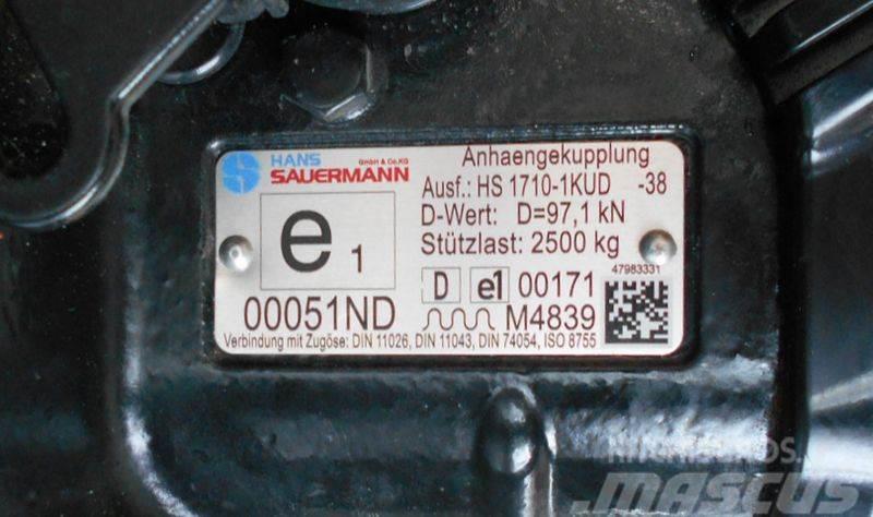  Sauermann Anhängekupplung HS 1710-1KUD Egyéb traktor tartozékok