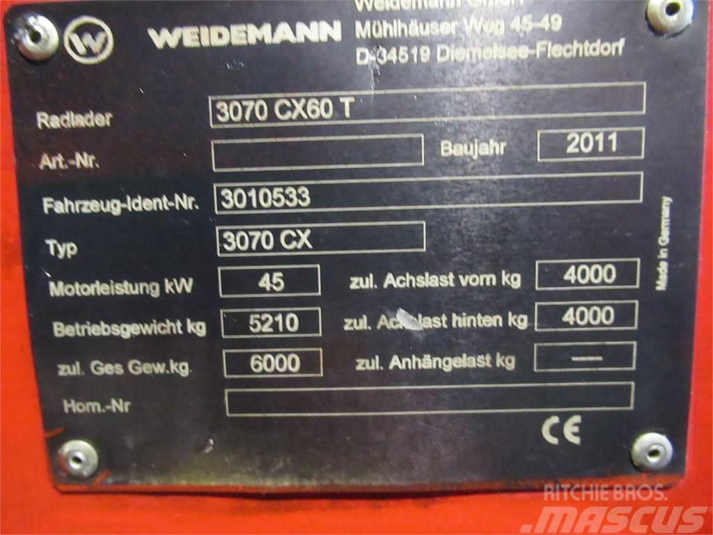 Weidemann 3070 CX60 Homlokrakodók és kotrók