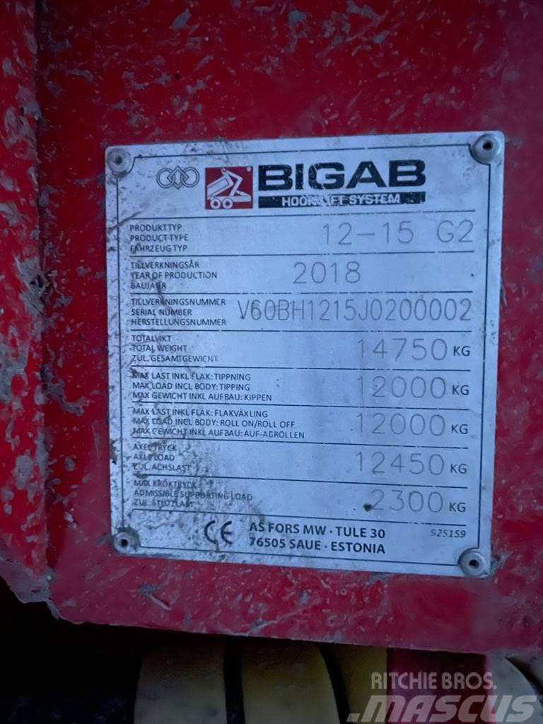 Bigab 12-15 G2 Egyéb mezőgazdasági pótkocsik