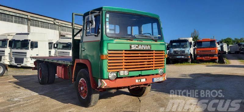 Scania 86 Oldtimer Platós / Ponyvás teherautók