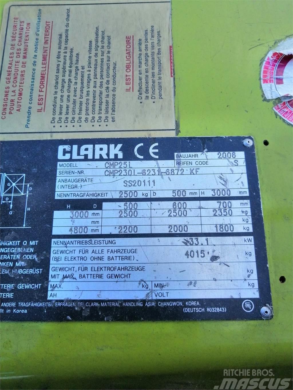 Clark CMP 25 L Targoncák-Egyéb