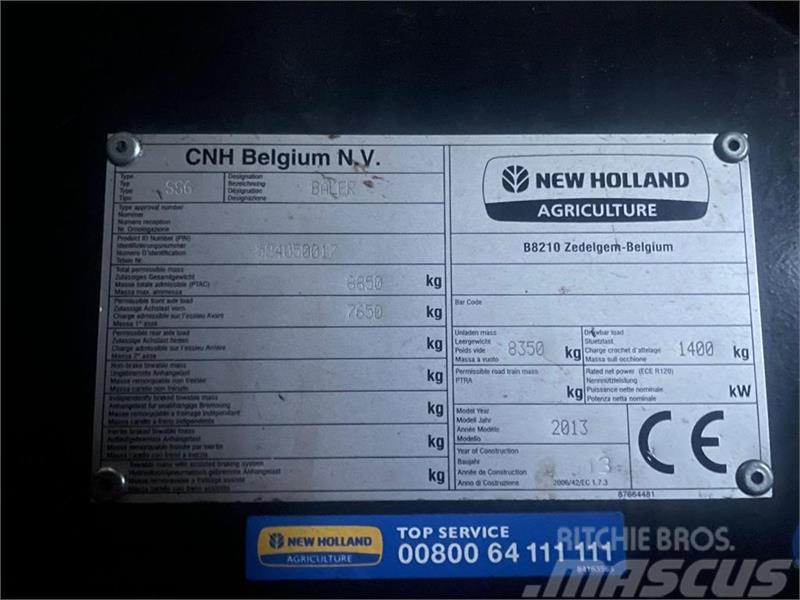 New Holland BB 1290 RC Szögletes bálázók
