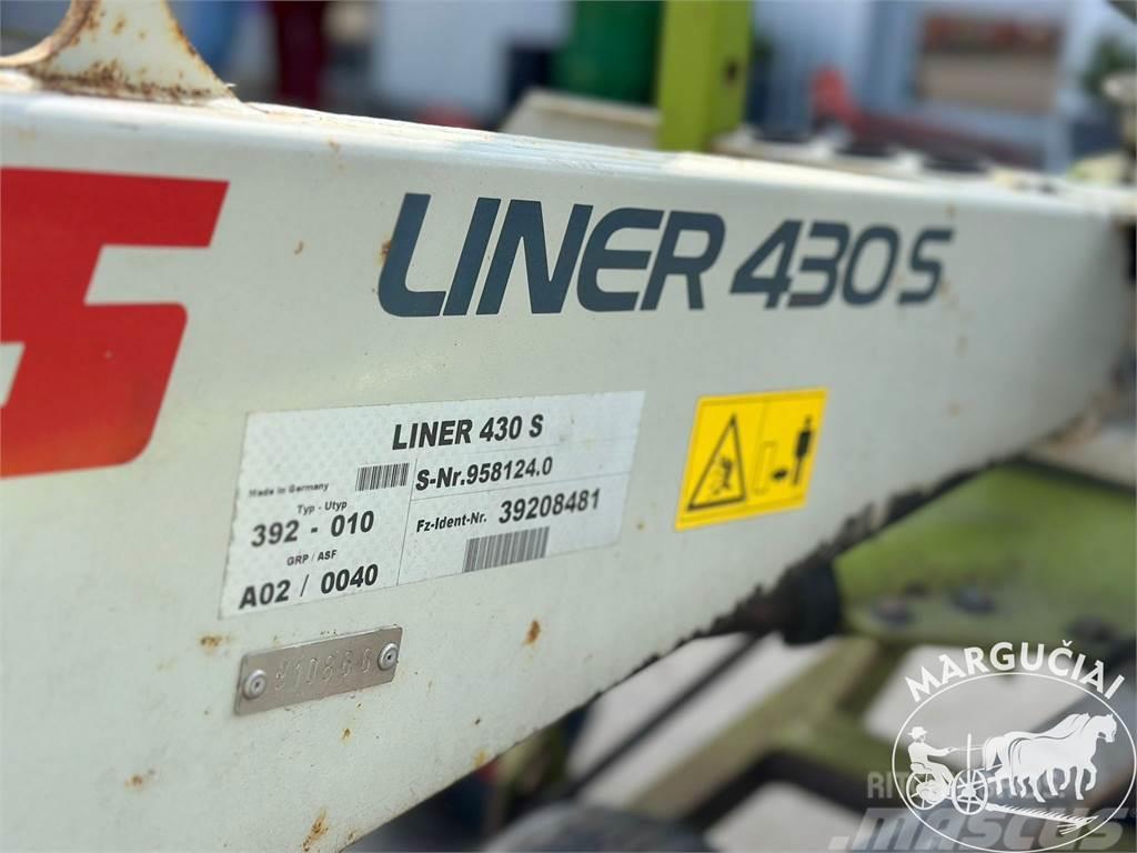 CLAAS Liner 430S, 4,2 m. Rendkészítő
