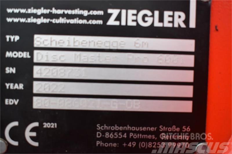 Ziegler Disc Master Pro 6001 Tárcsás boronák