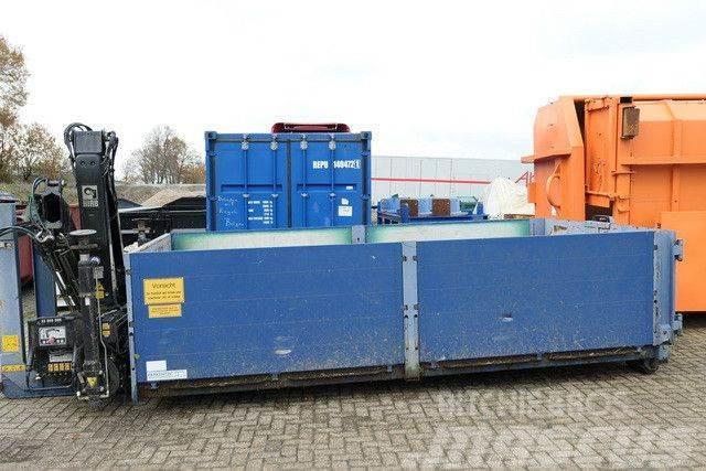  Abrollcontainer, Kran Hiab 099 BS-2 Duo Horgos rakodó teherautók
