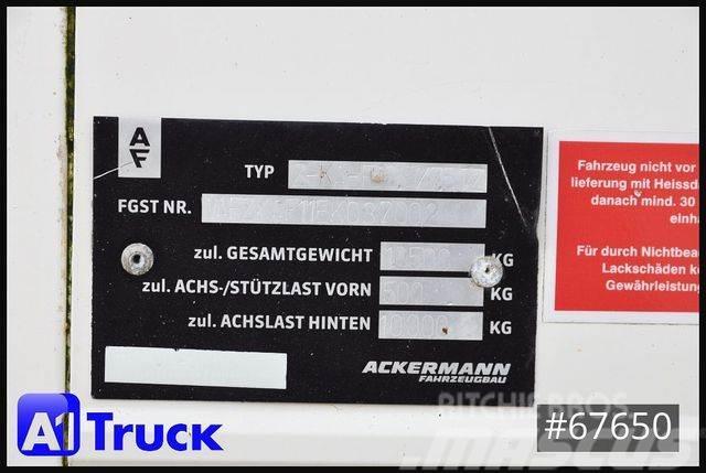 Ackermann 1 Achs Koffer+ Schiebeplane 3100mm innen Dobozos pótkocsik