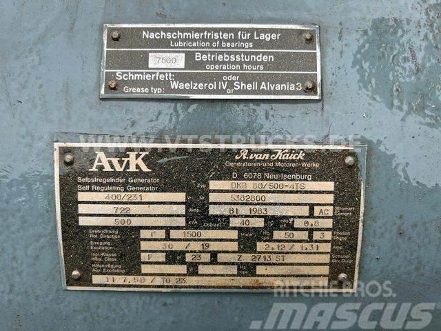 AVK DKB 80/500-4TS Stromgenerator 400V 500 kVA Egyéb alkatrészek