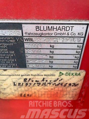 Blumhardt Tankchassie SLA 40.24 Mélybölcsős félpótkocsik