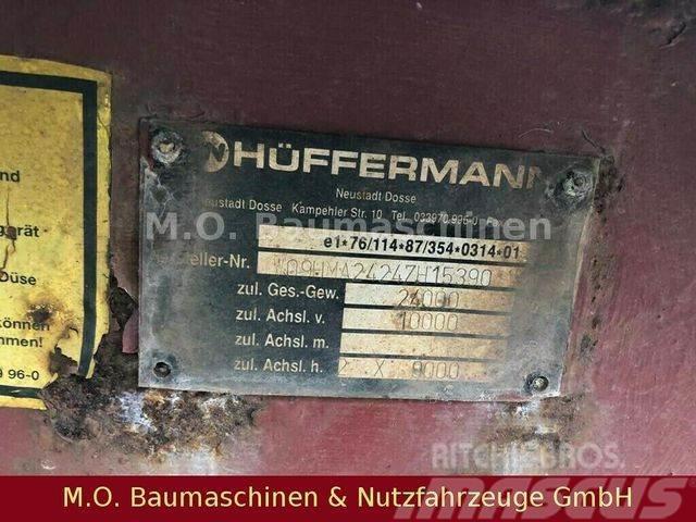 Hüffermann HMA 24.24 / Muldenanhänger / 24t Konténer keret / Konténeremelő pótkocsik