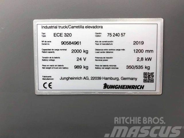 Jungheinrich ECE 320 - 2400MM GABELN - NUR 276 STD. Egyéb