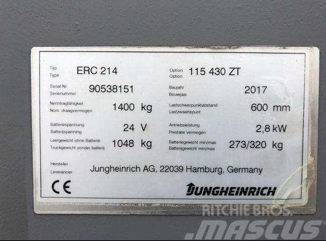 Jungheinrich ERC 214 - 4300MM HUB - 1400KG - NEUWERTIG Komissiózó magas emelésű targonca