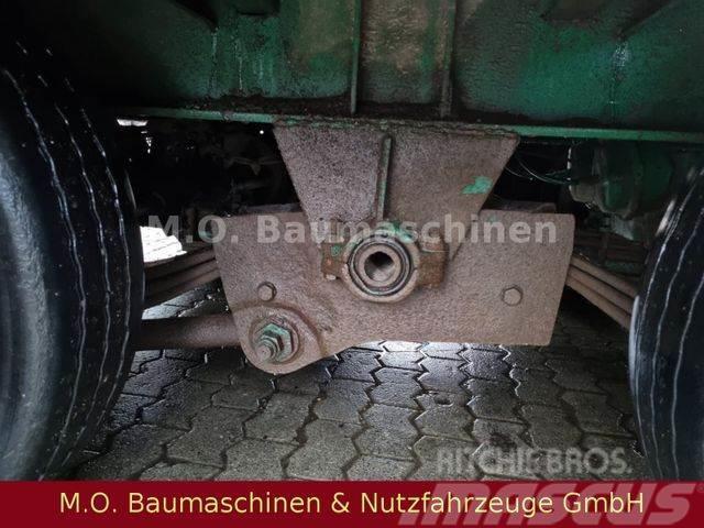 Kaiser SSB 335 / 3 Achser / Blatt / Hydr. Rampen / 34t Mélybölcsős félpótkocsik