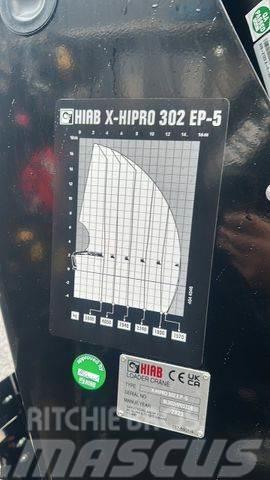  Kran HIAB X-HiPro 302 EP-5 Darus teherautók