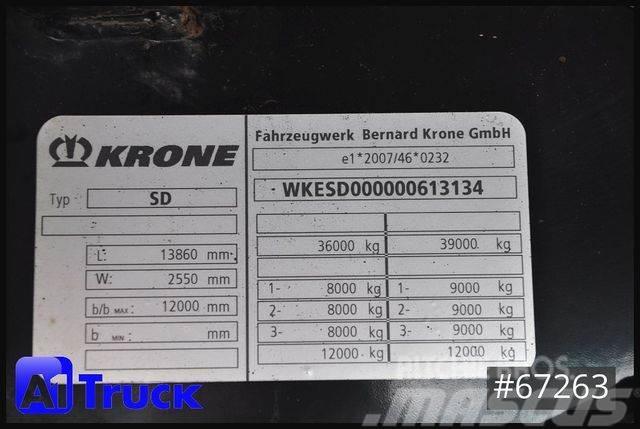 Krone SDK 27, Koffer, 1 Vorbesitzer, TÜV 08/2024 Dobozos félpótkocsik