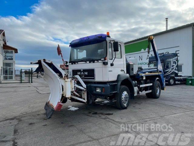 MAN 19.293 4X4 snowplow, for containers vin 491 Egyéb