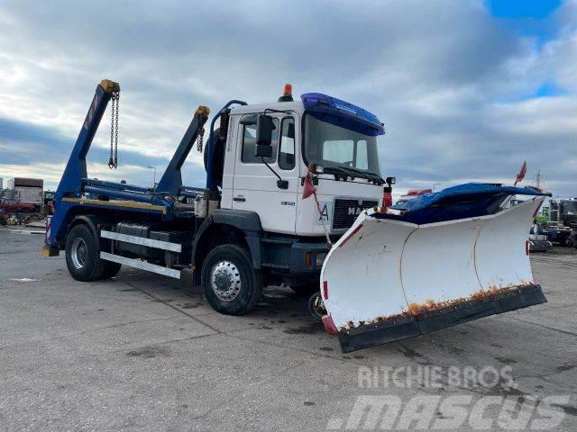 MAN 19.293 4X4 snowplow, for containers vin 491 Egyéb