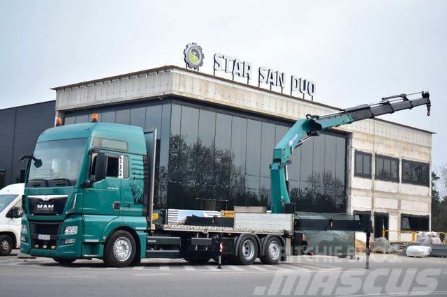 MAN TGX 26.440 6x2 HMF 4020 K4 Crane Kran Container Darus teherautók