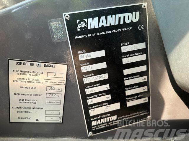 Manitou MRT 2540 P manipulator vin 065 Torony daruk