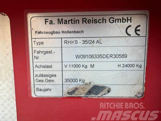 Reisch RHKS-35/24AL *Alu/Stahl Kippaufl./SAF/27m³* Billenő félpótkocsik
