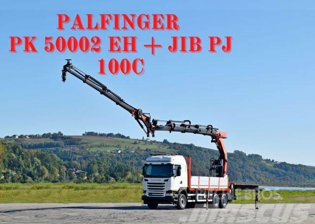 Scania G 490* PK 50002 EH + JIB PJ100C + FUNK /6x4 Darus teherautók