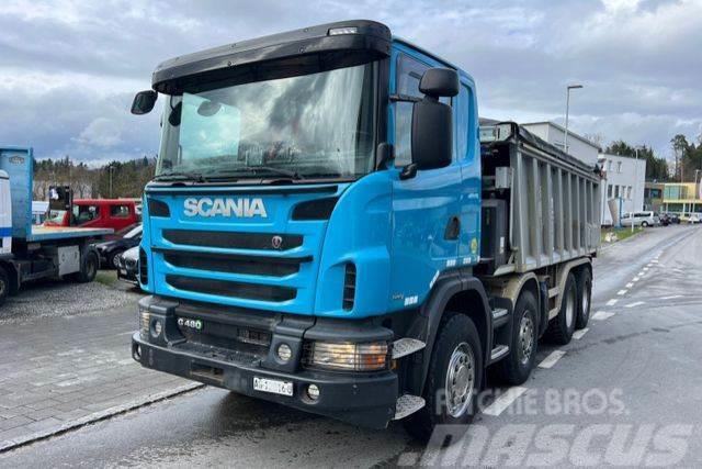 Scania G480 8x4 Abschieber Billenő teherautók