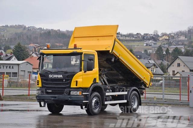 Scania P 410 Kipper 4,20m + BORDMATIC / TOPZUSTAND Billenő teherautók