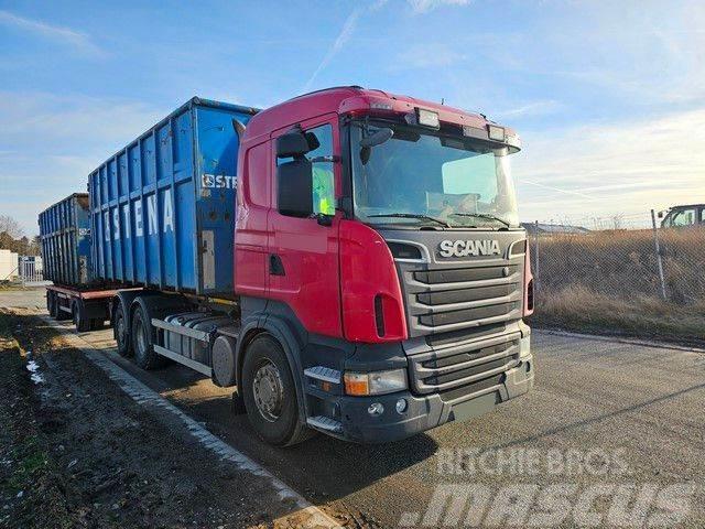 Scania R500 Abroller 20 to Haken Joab, Fernhaus Horgos rakodó teherautók