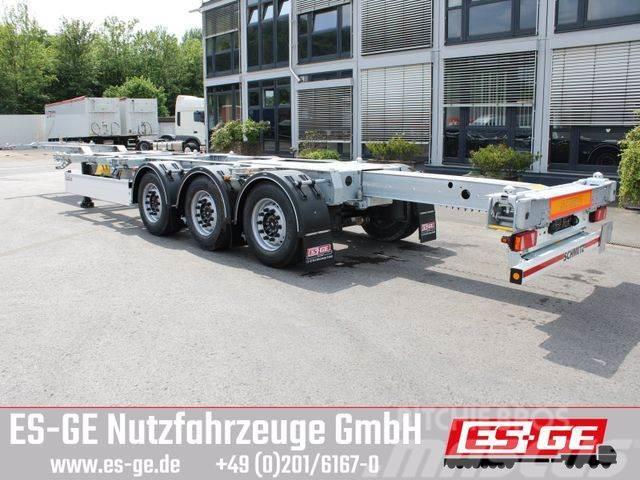 Schmitz Cargobull 3-Achs-Containerchassis Mélybölcsős félpótkocsik